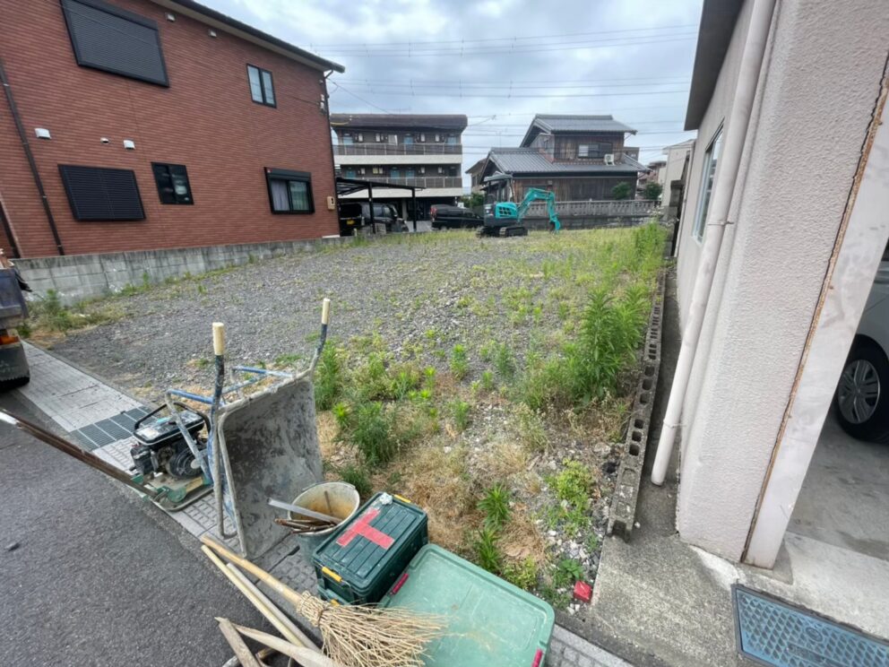 鈴鹿市一次外構工事 [Before] - 2