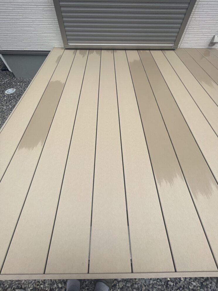 亀山市　ウッドデッキ工事 + 下地コンクリート [After] - 5