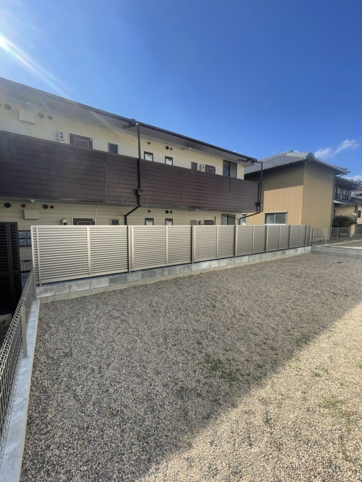 亀山市　目隠しフェンス工事 [After] - 1