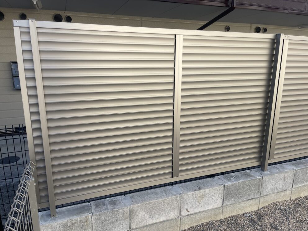 亀山市　目隠しフェンス工事 [After] - 4