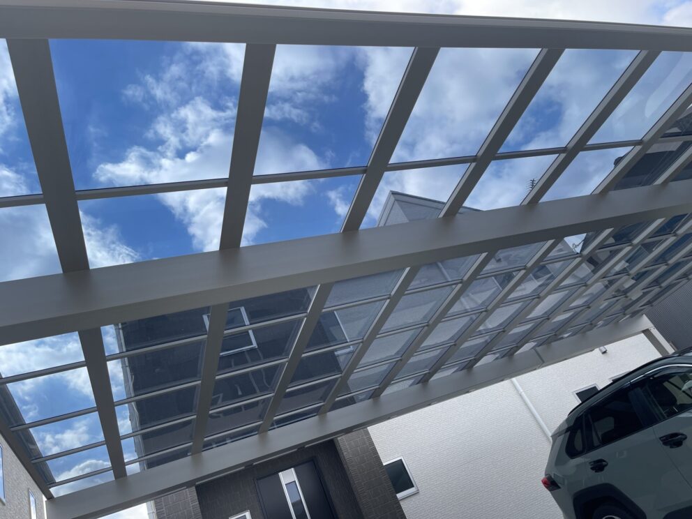 亀山市　駐車場カーポート工事 [After] - 2