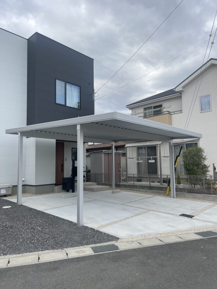 鈴鹿市 LIXIL SW カーポート工事 [After] - 2