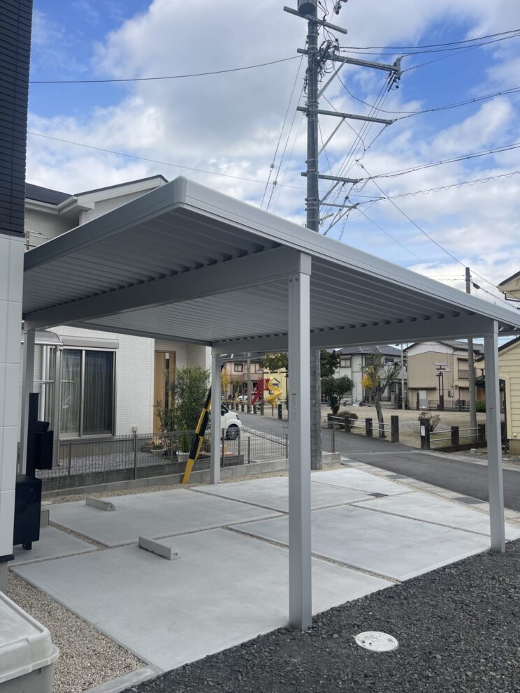 鈴鹿市 LIXIL SW カーポート工事 [After] - 3