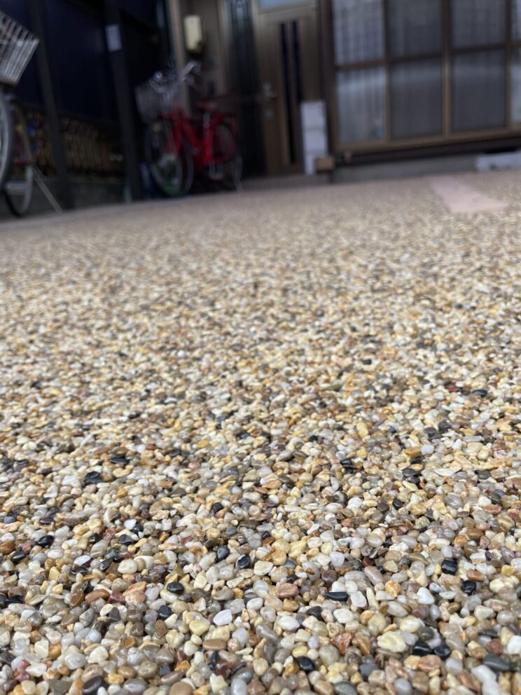 名古屋市　駐車場左官工事 [After] - 2